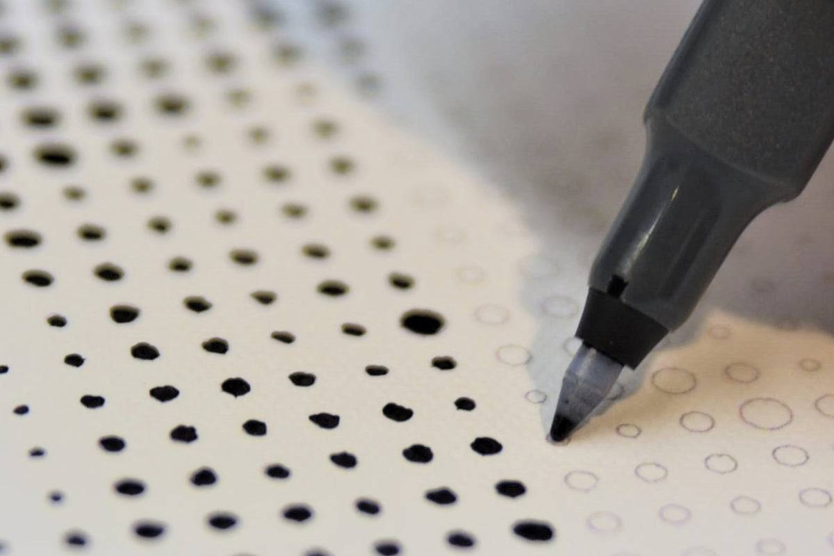 Oh My Dotz | Dot painting | Eigen foto stippelschilderij | Dots