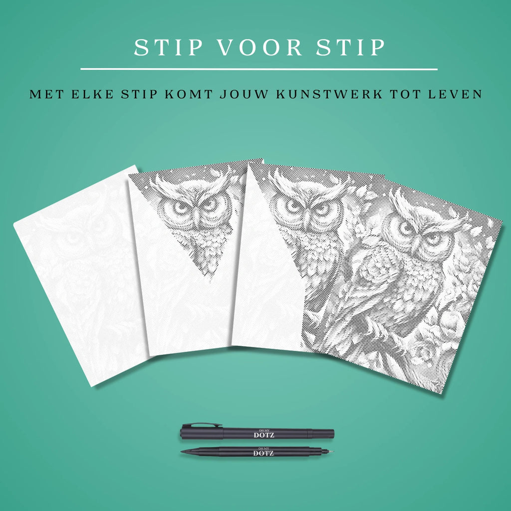 2 meisjes aan het meer | Stippelschilderij-Oh My Dotz-Dot painting-stippelschilderij