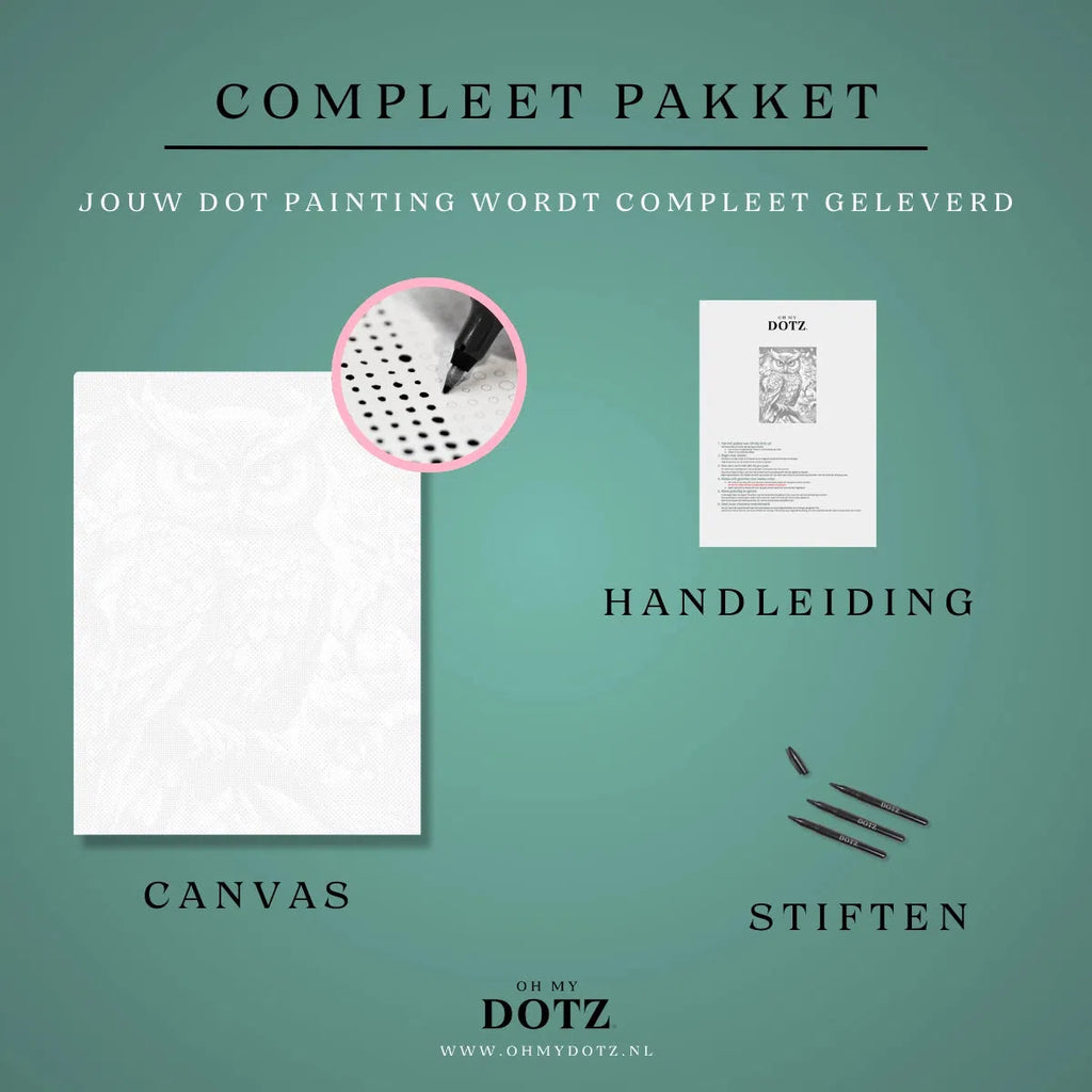 Dot painting - Oh My Dotz - Stippelschilderij - - - 