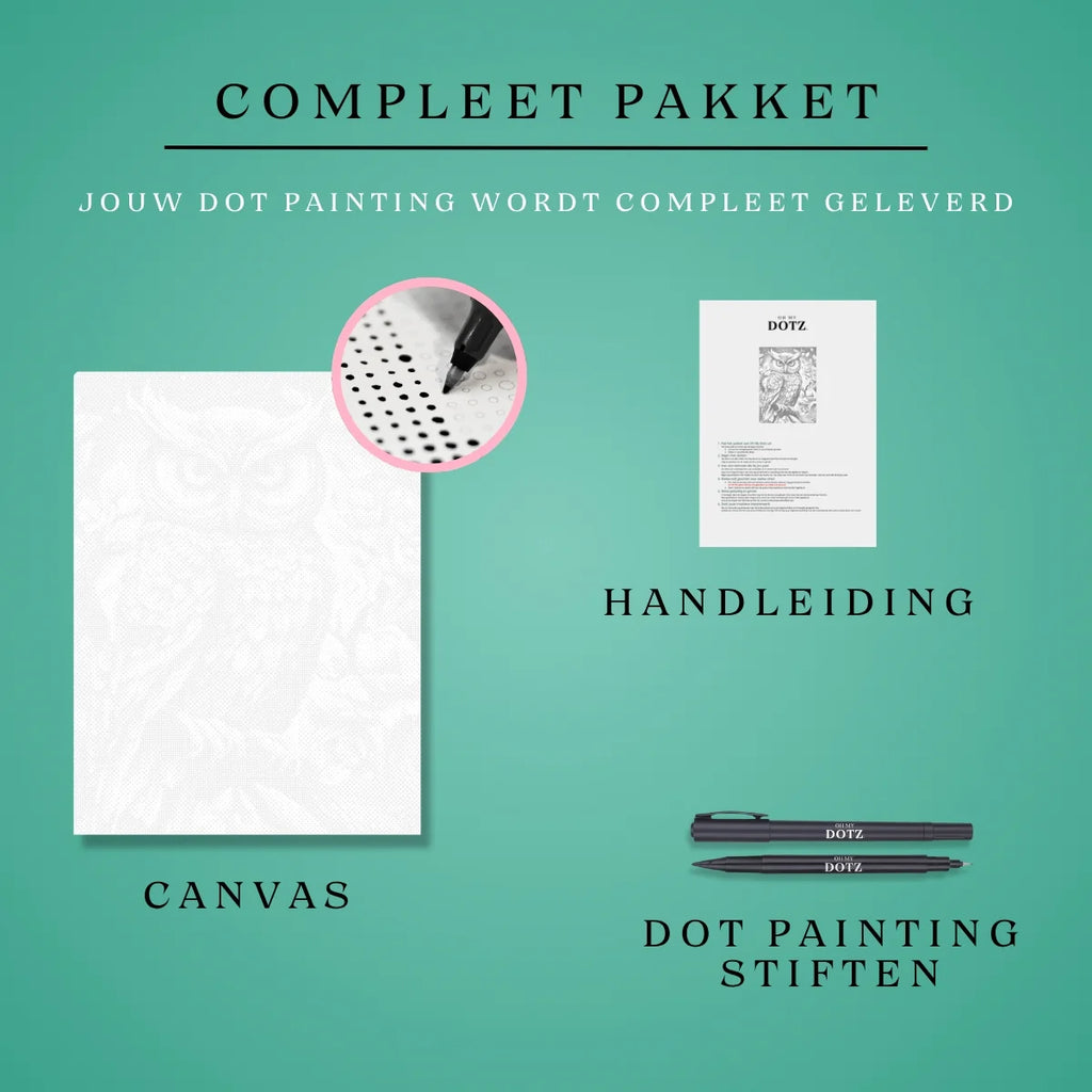 Dot painting - Oh My Dotz - Stippelschilderij - - -