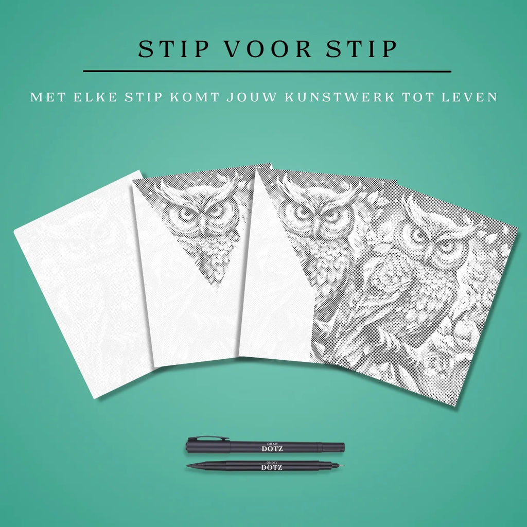 Dot painting - Oh My Dotz - Stippelschilderij - - -