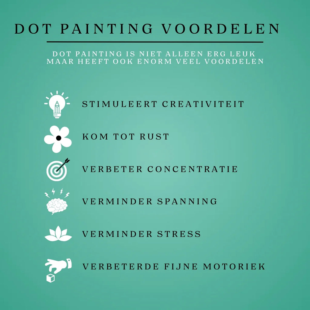 Dot painting - Oh My Dotz - Stippelschilderij - - -