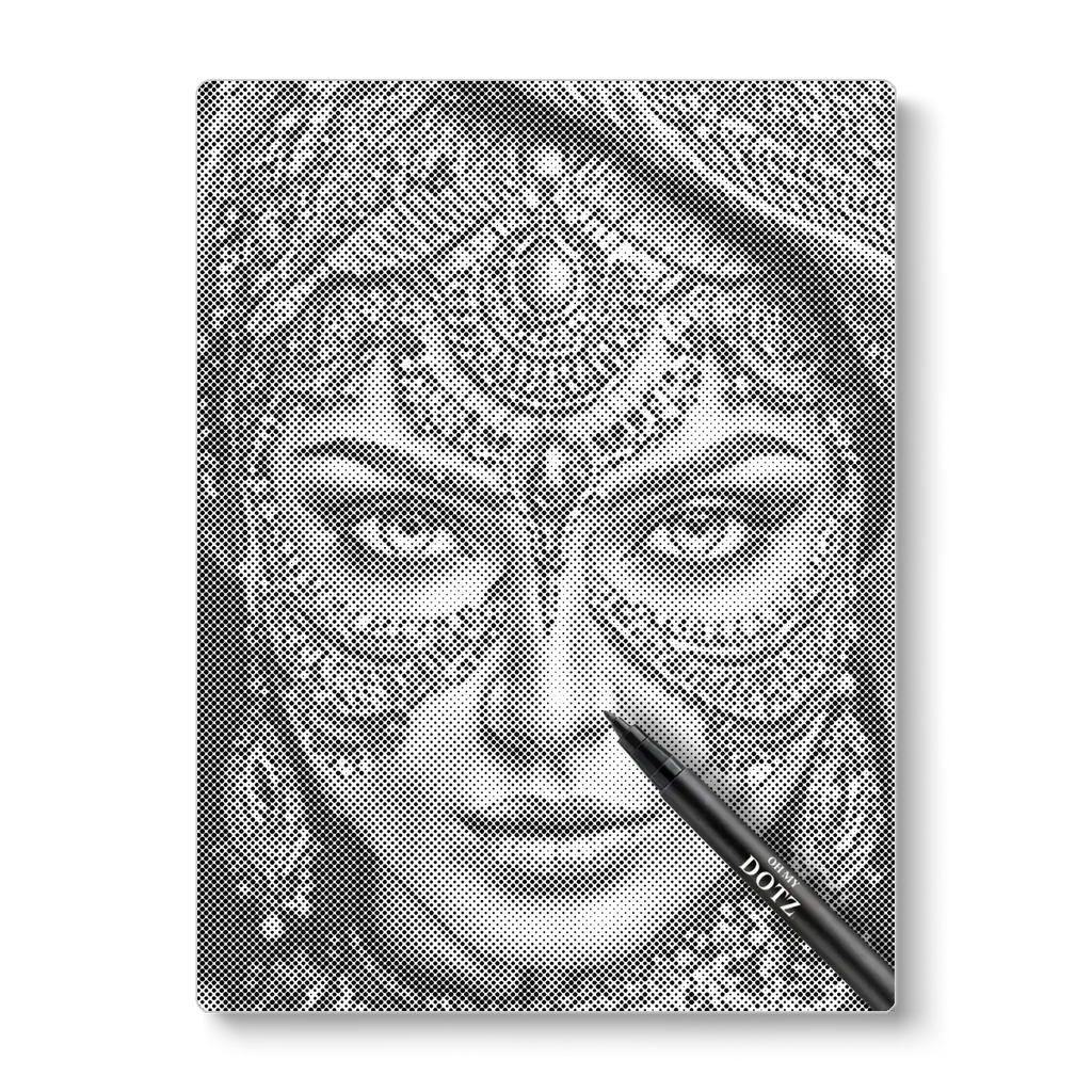 Arabische vrouw 2 | Stippelschilderij-Oh My Dotz-Dot painting-stippelschilderij