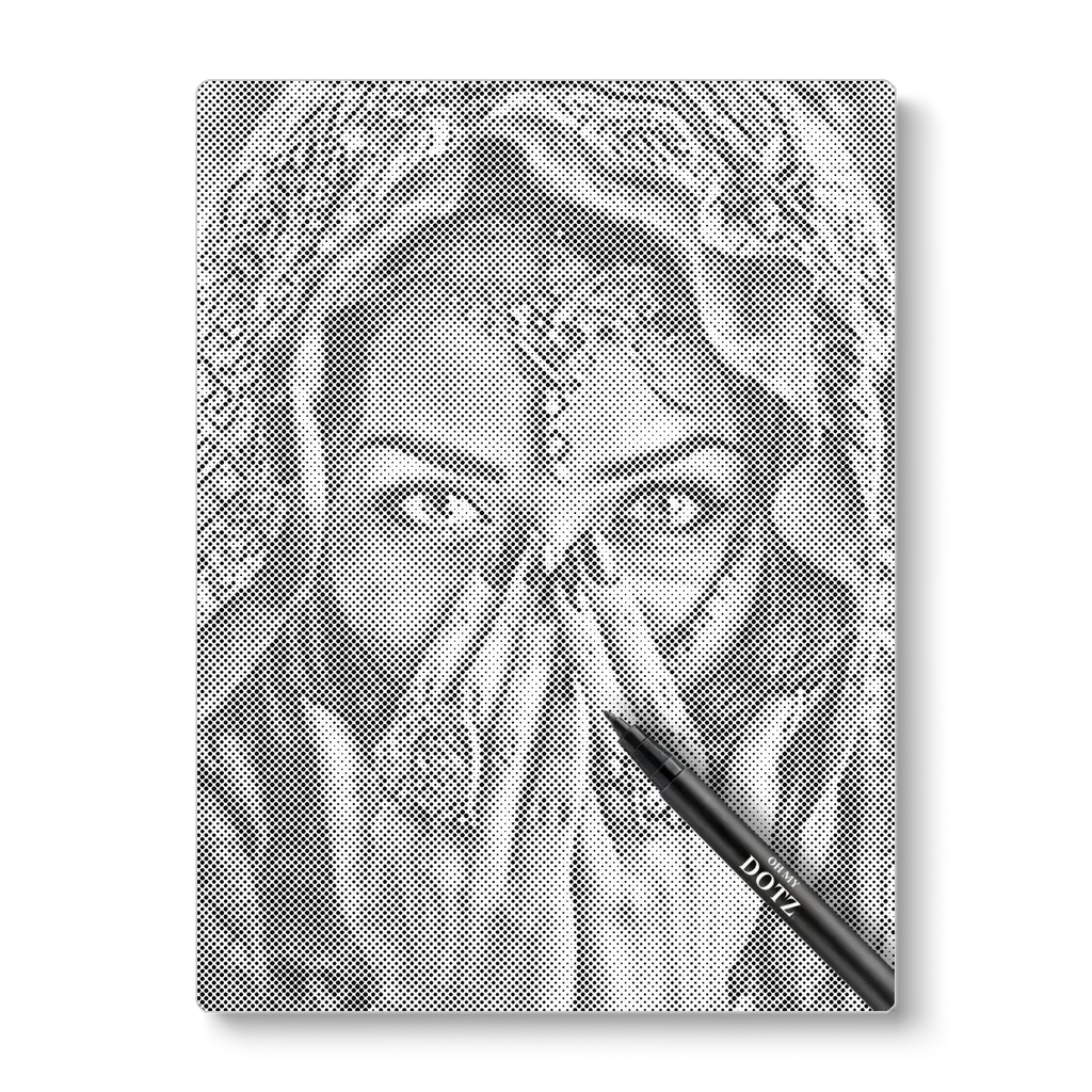 Arabische vrouw | Stippelschilderij-Oh My Dotz-Dot painting-stippelschilderij