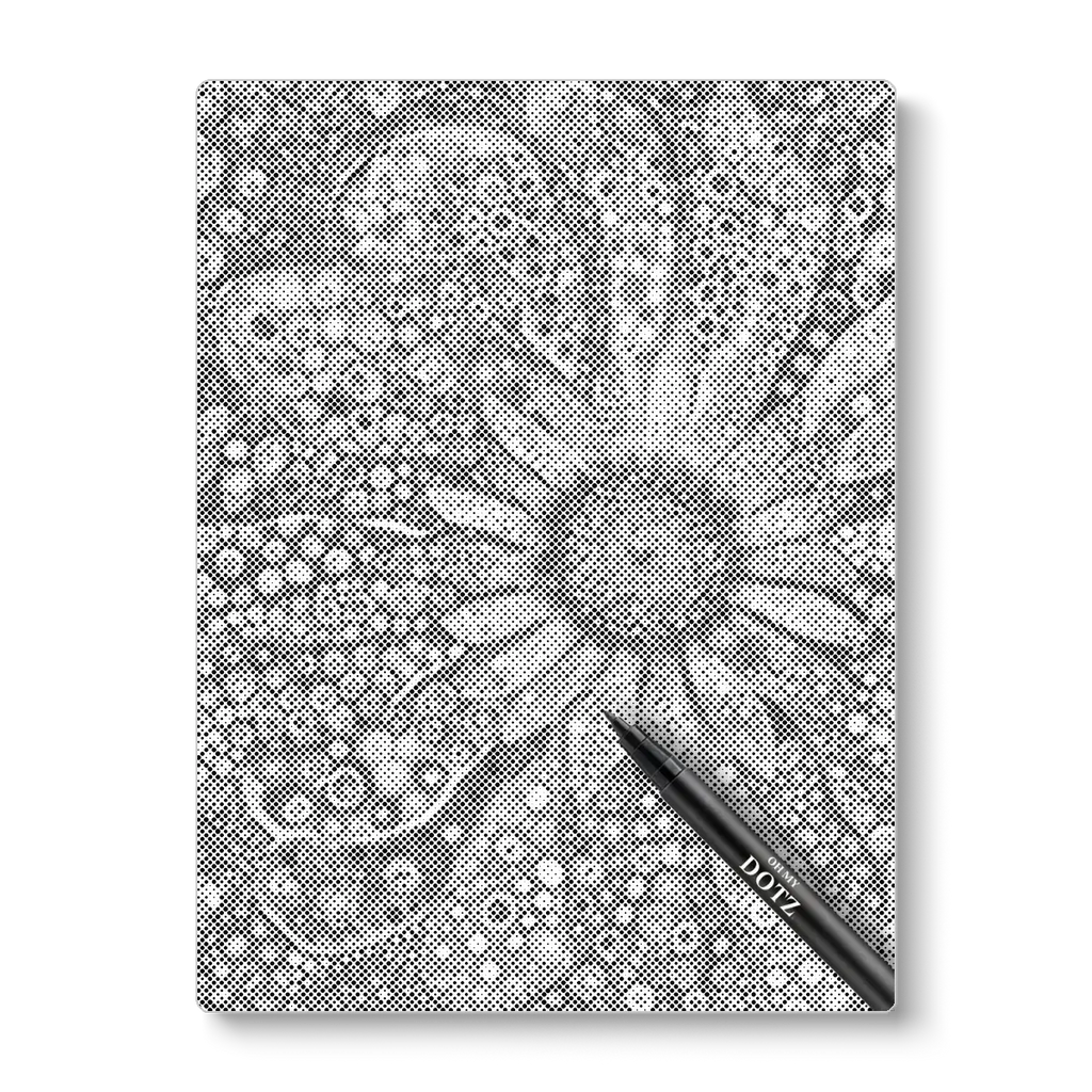 Gestipte bloem | Stippelschilderij-Oh My Dotz-Dot painting-stippelschilderij