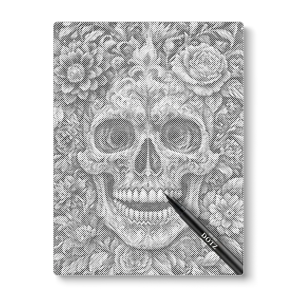 Doodshoofd | Stippelschilderij-Oh My Dotz-Dot painting-stippelschilderij