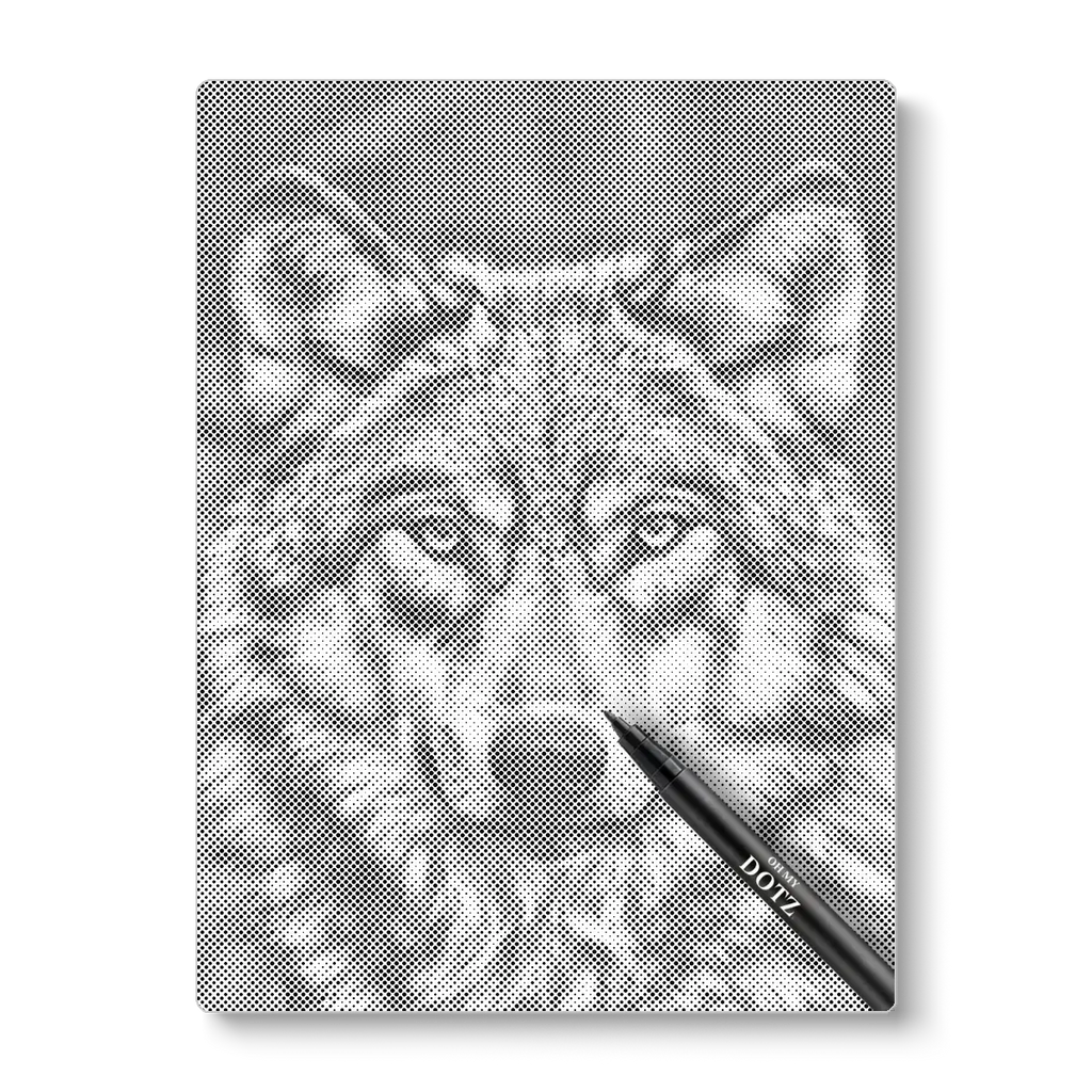 Wolf | Stippelschilderij-Oh My Dotz-Dot painting-stippelschilderij