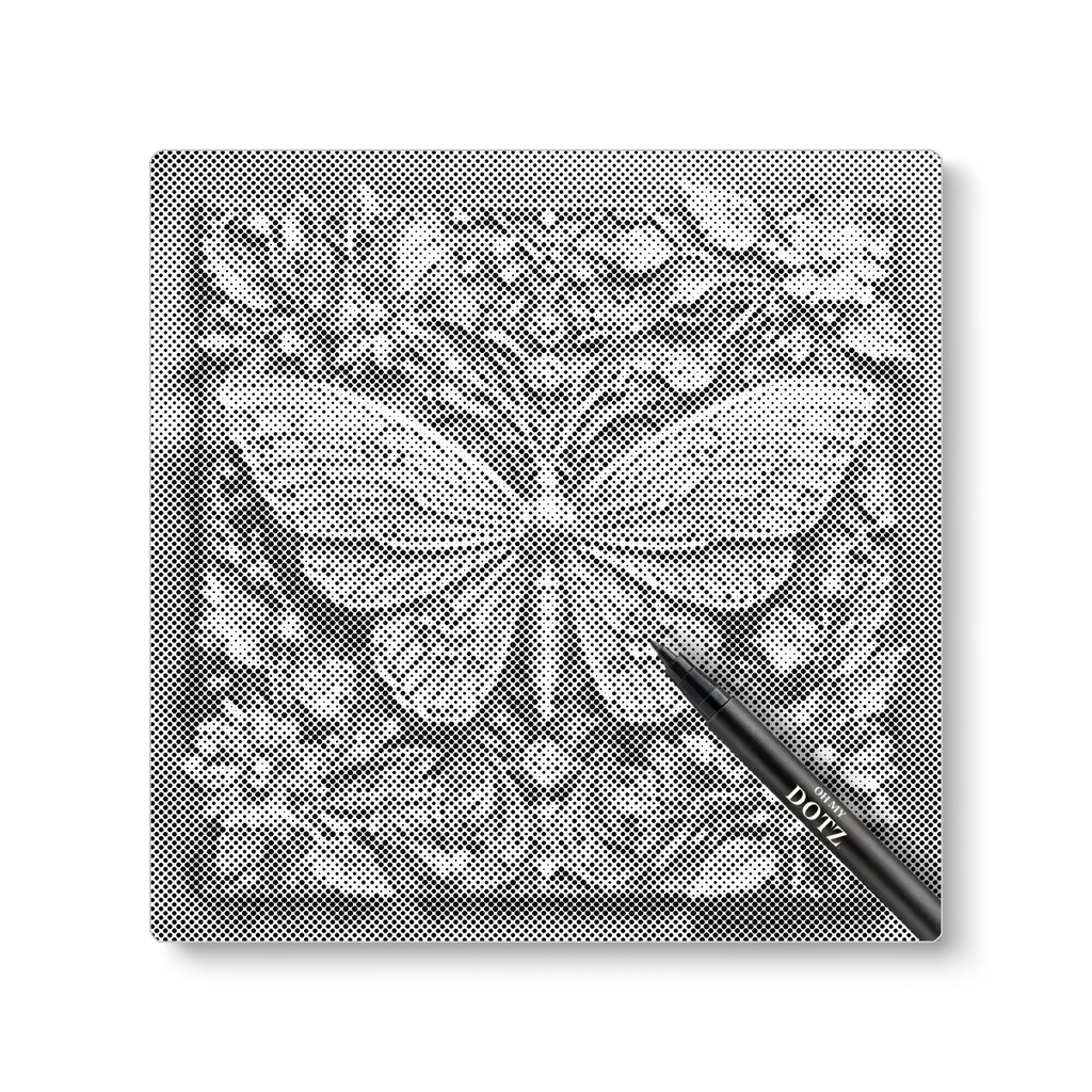 3D vlinder | Stippelschilderij-Oh My Dotz-Dot painting-stippelschilderij