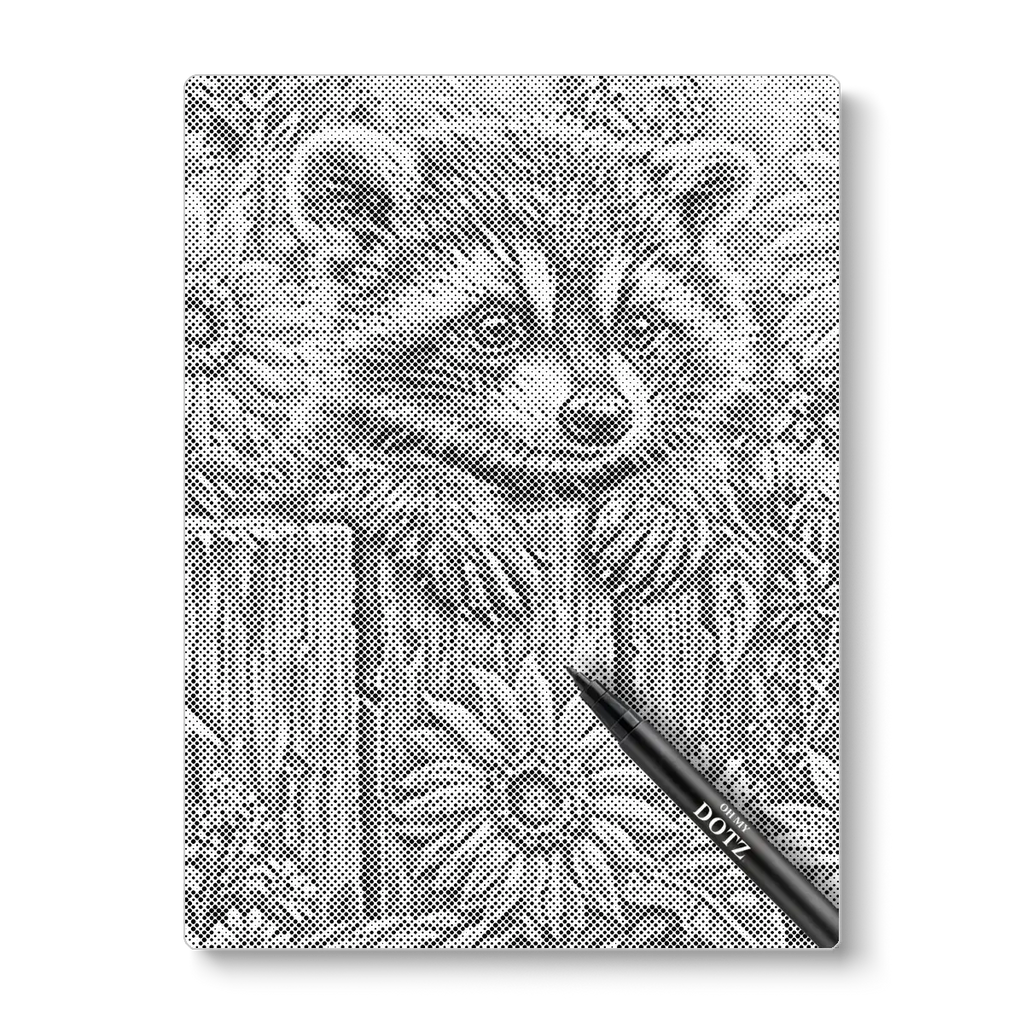 Wasbeer | Stippelschilderij-Oh My Dotz-Dot painting-stippelschilderij