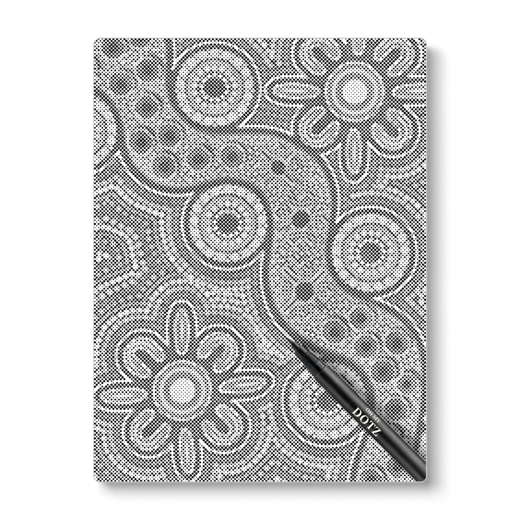 Aboriginal patroon 4 | Stippelschilderij-Oh My Dotz-Dot painting-stippelschilderij