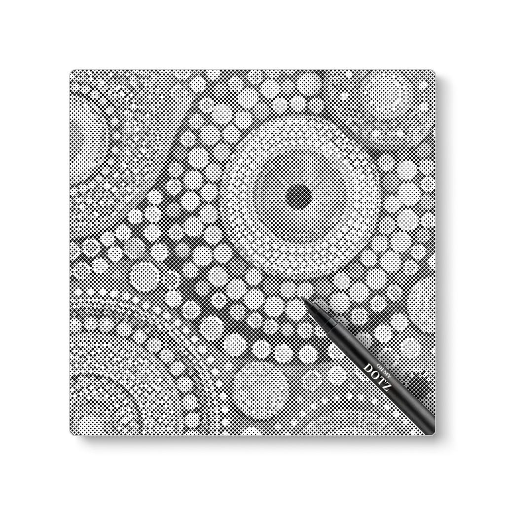 Aboriginal patroon 2 | Stippelschilderij-Oh My Dotz-Dot painting-stippelschilderij