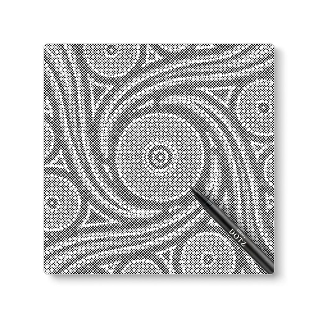 Aboriginal patroon 3 | Stippelschilderij-Oh My Dotz-Dot painting-stippelschilderij