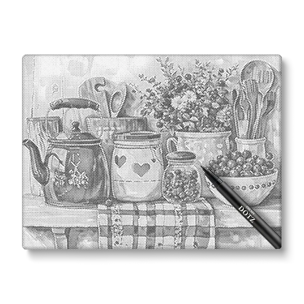 Keuken | Stippelschilderij | Extra veel details-Oh My Dotz-Dot painting-stippelschilderij
