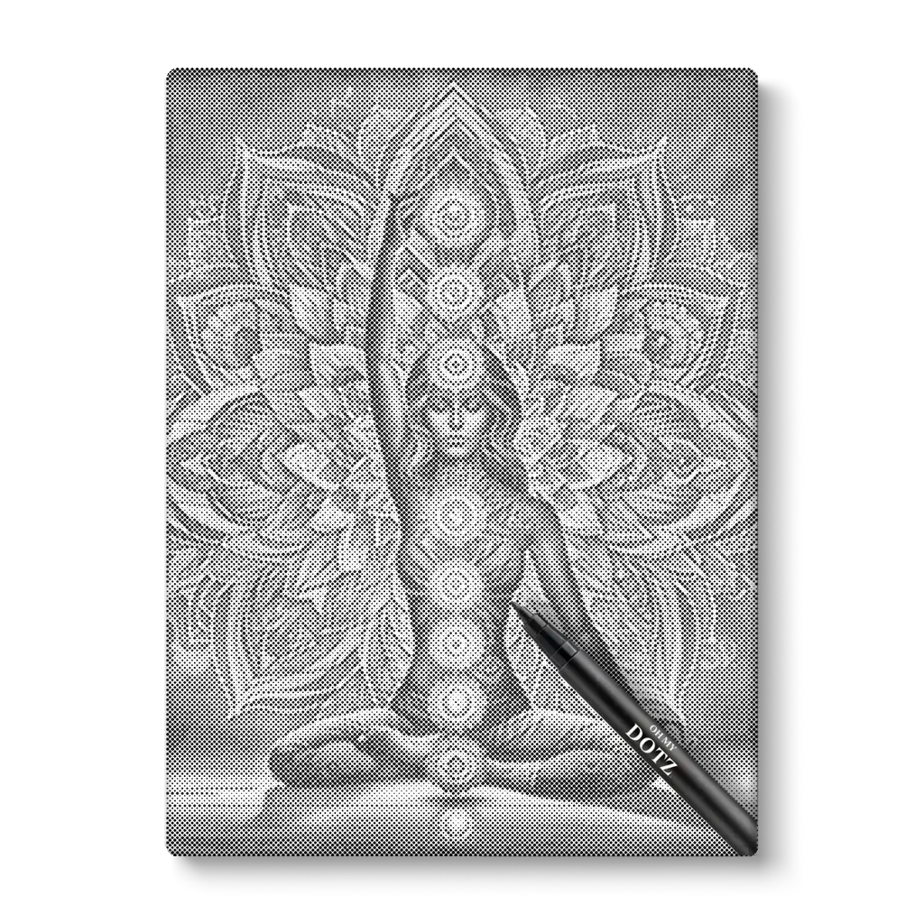 Yoga mandala | Stippelschilderij | Extra veel details-Oh My Dotz-Dot painting-stippelschilderij