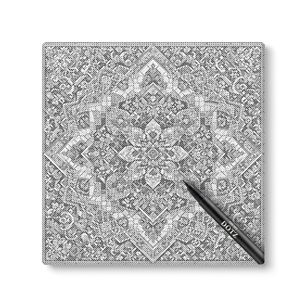 Mandala tegel | Stippelschilderij | Extra veel details-Oh My Dotz-Dot painting-stippelschilderij