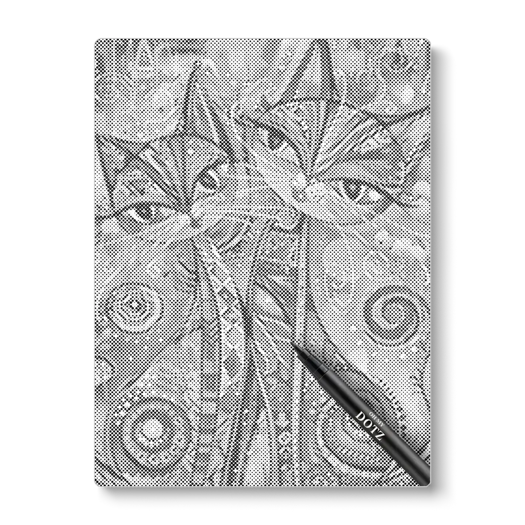 Katten tekening | Stippelschilderij-Oh My Dotz-Dot painting-stippelschilderij