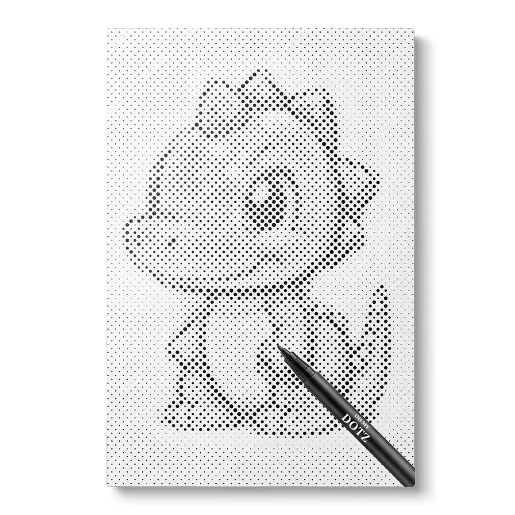 Dino | Stippelschilderij-Oh My Dotz-Dot painting-stippelschilderij