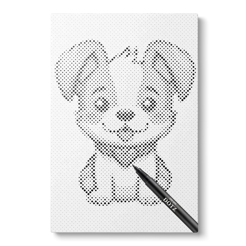 Puppy | Stippelschilderij-Oh My Dotz-Dot painting-stippelschilderij